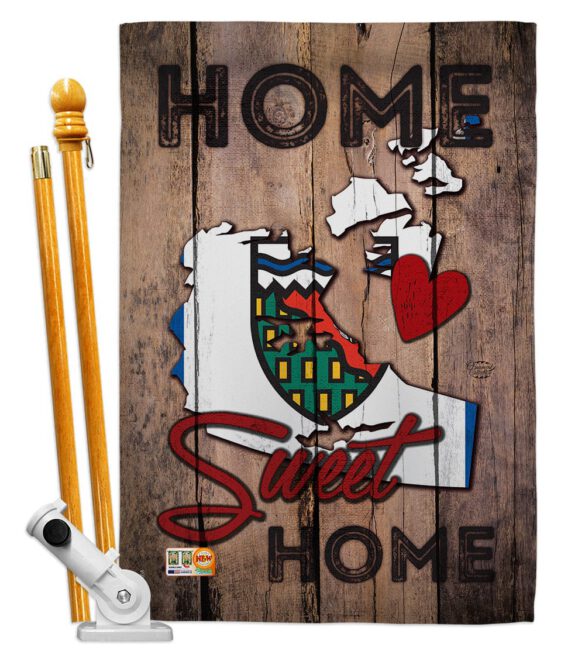 Canada Provinces Northwest Territories Home Sweet Home - Canada Provinces Flags of the World Vertical Impressions Decorative Flags HG191185 Made In USA - Image 5