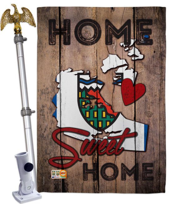 Canada Provinces Northwest Territories Home Sweet Home - Canada Provinces Flags of the World Vertical Impressions Decorative Flags HG191185 Made In USA - Image 13