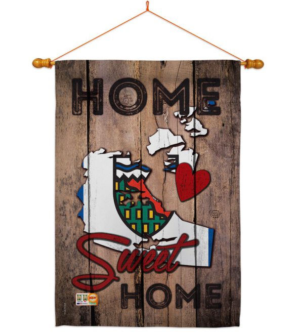 Canada Provinces Northwest Territories Home Sweet Home - Canada Provinces Flags of the World Vertical Impressions Decorative Flags HG191185 Made In USA - Image 14