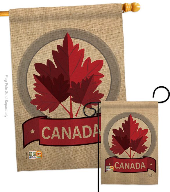 Happy Canada Day - Canada Provinces Flags of the World Vertical Impressions Decorative Flags HG137119 Made In USA - Image 3