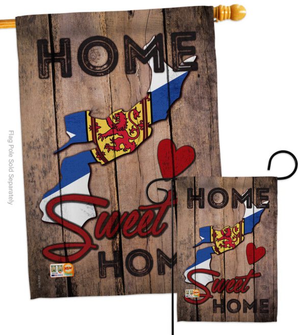 Canada Provinces Nova Scotia Home Sweet Home - Canada Provinces Flags of the World Vertical Impressions Decorative Flags HG191174 Made In USA - Image 3