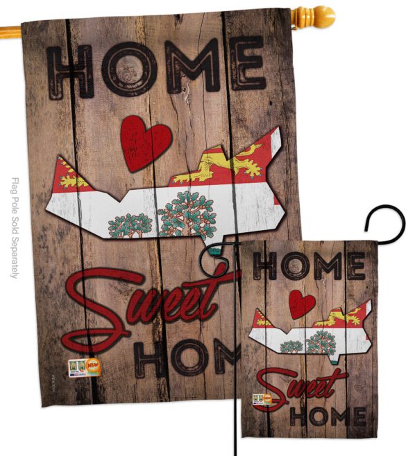 Canada Provinces Prince Edward Island Home Sweet Home - Canada Provinces Flags of the World Vertical Impressions Decorative Flags HG191183 Made In USA - Image 3