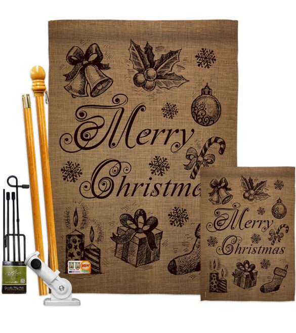 Favorite Things - Christmas Winter Vertical Impressions Decorative Flags HG114107 Made In USA - Image 6