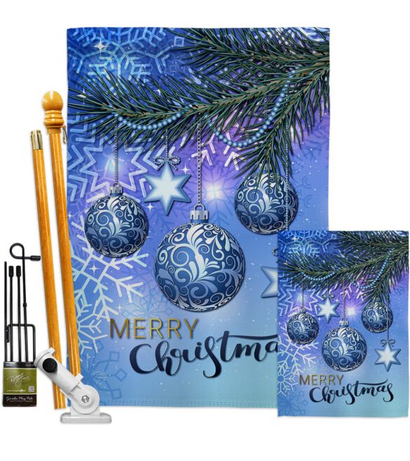 Christmas Ornament - Christmas Winter Vertical Impressions Decorative Flags HG114237 Made In USA - Image 6