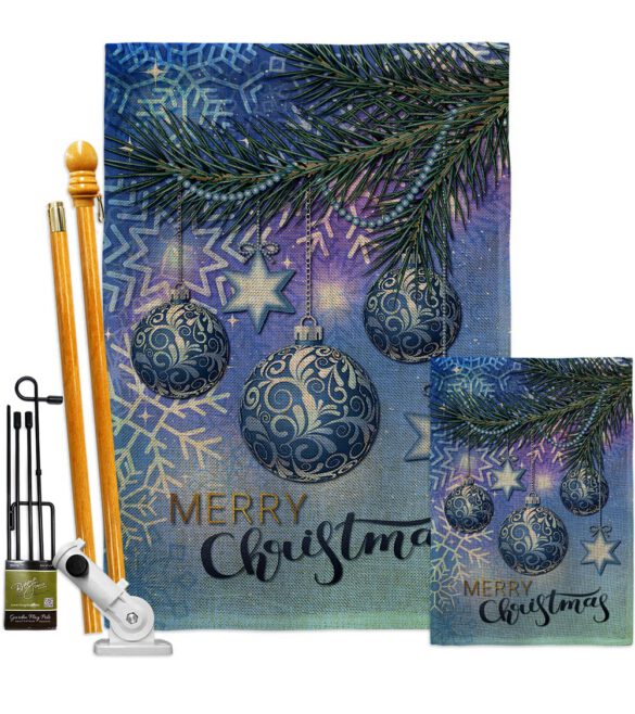 Christmas Ornament - Christmas Winter Vertical Impressions Decorative Flags HG114237 Made In USA - Image 14