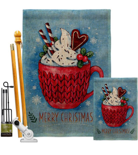 Christmas Coco - Christmas Winter Vertical Impressions Decorative Flags HG114256 Made In USA - Image 18