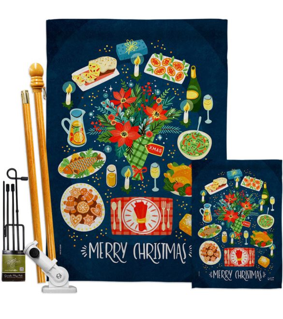 Christmas Festival - Christmas Winter Vertical Impressions Decorative Flags HG130295 Made In USA - Image 6