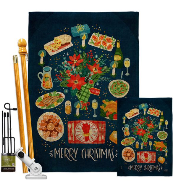 Christmas Festival - Christmas Winter Vertical Impressions Decorative Flags HG130295 Made In USA - Image 18
