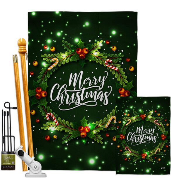 Chirstmas Dreaming - Christmas Winter Vertical Impressions Decorative Flags HG130300 Made In USA - Image 6