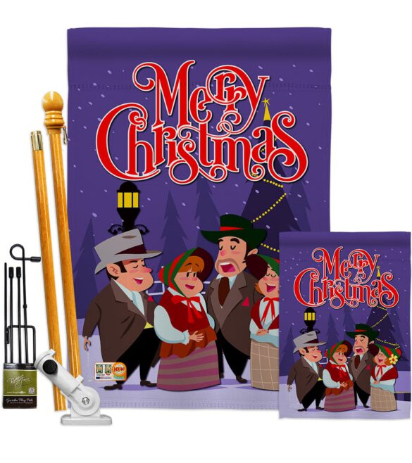 Christmas Carol - Christmas Winter Vertical Impressions Decorative Flags HG137101 Made In USA - Image 6