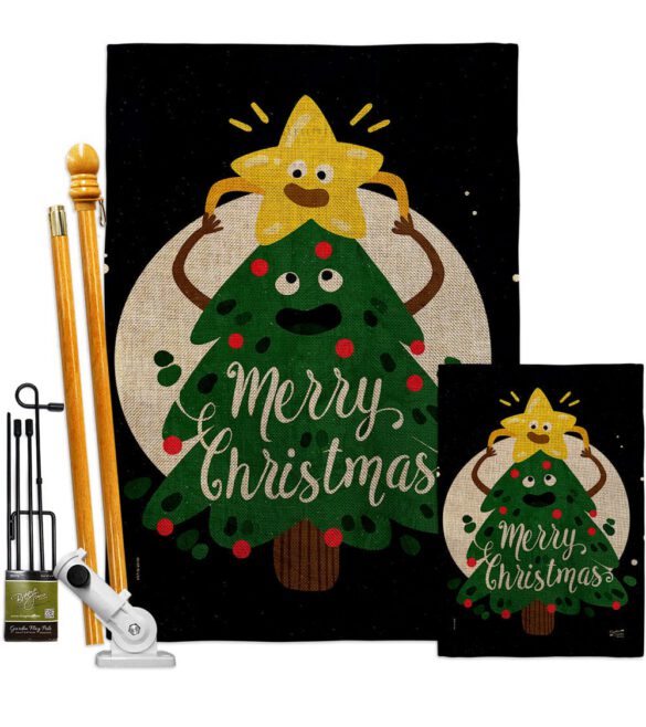Christmas Buddy - Christmas Winter Vertical Impressions Decorative Flags HG137615 Made In USA - Image 18