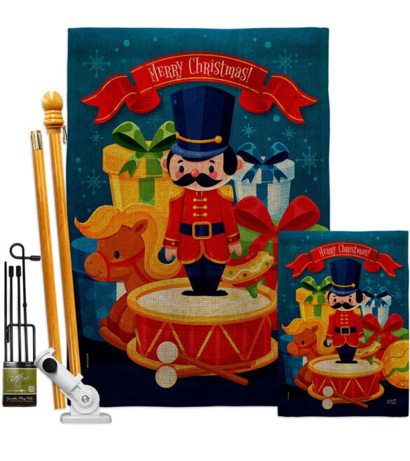 Christmas Toys - Christmas Winter Vertical Impressions Decorative Flags HG137624 Made In USA - Image 18