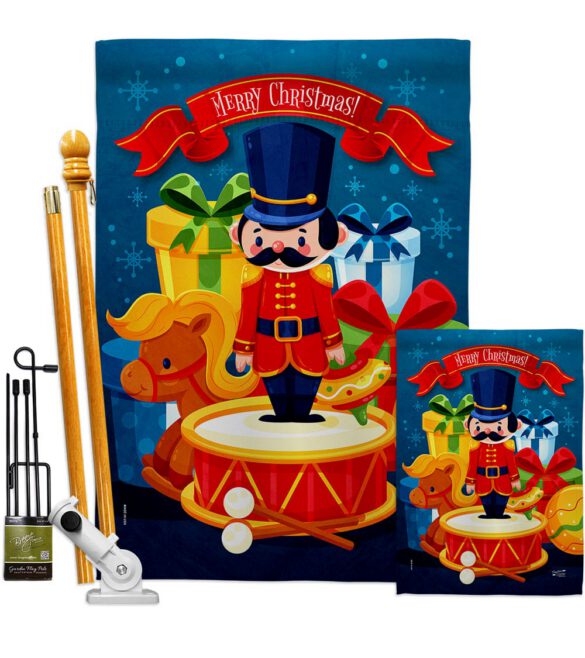 Christmas Toys - Christmas Winter Vertical Impressions Decorative Flags HG137624 Made In USA - Image 6