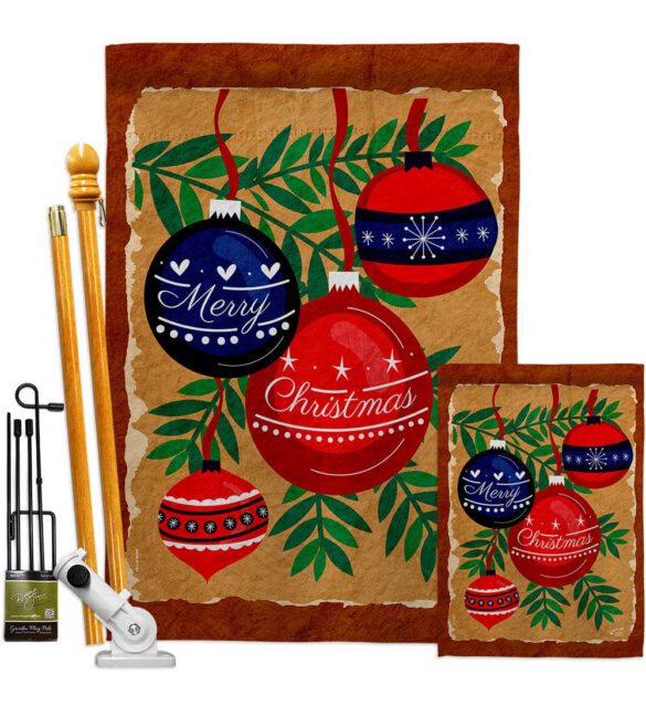 Christmas Ornaments - Christmas Winter Vertical Impressions Decorative Flags HG137635 Made In USA - Image 6