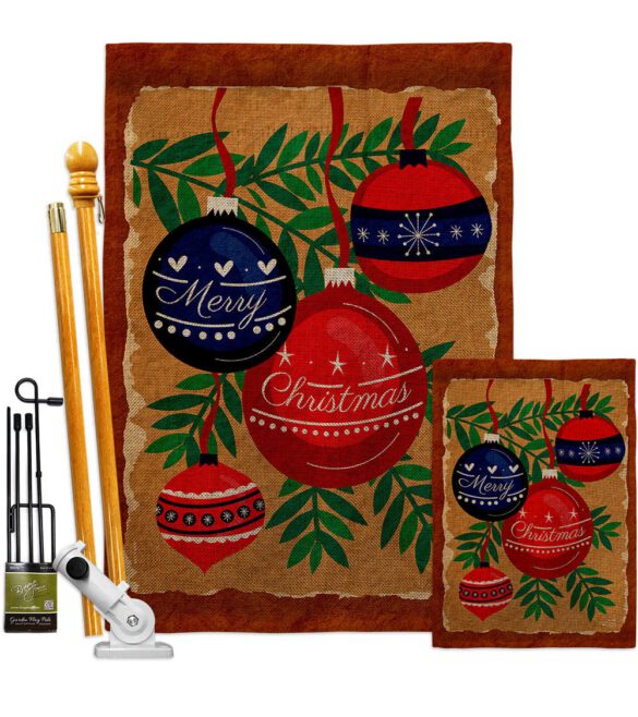 Christmas Ornaments - Christmas Winter Vertical Impressions Decorative Flags HG137635 Made In USA - Image 18