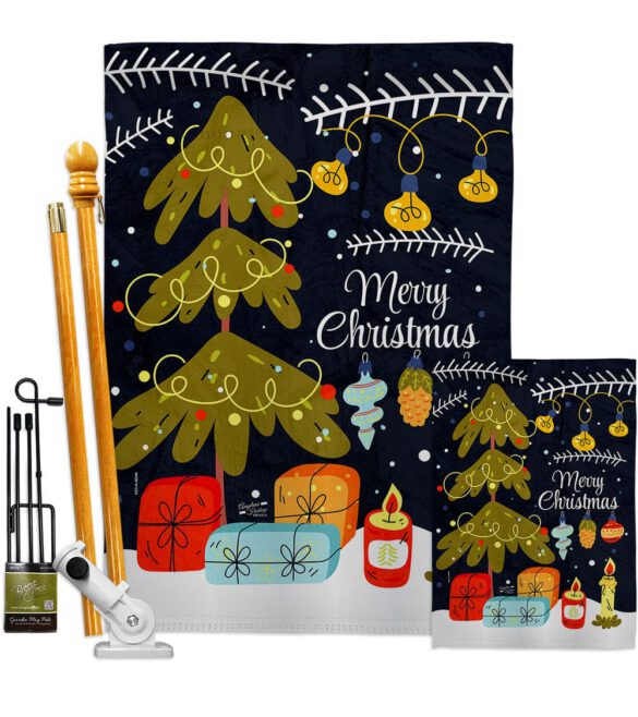 Christmas Vibes - Christmas Winter Vertical Impressions Decorative Flags HG137644 Made In USA - Image 6