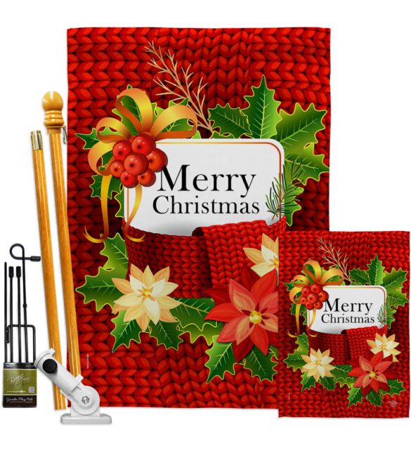 Christmas Sweater - Christmas Winter Vertical Impressions Decorative Flags HG192225 Made In USA - Image 6