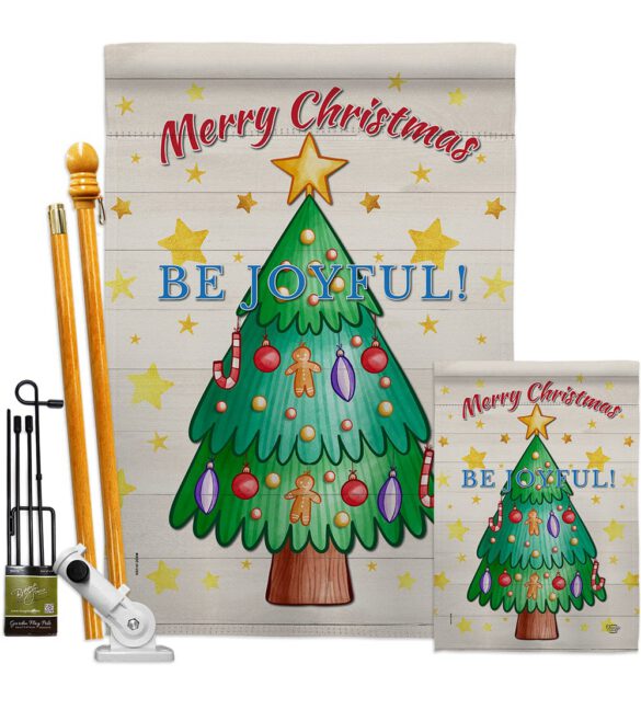 Be Joyful - Christmas Winter Vertical Impressions Decorative Flags HG192296 Made In USA - Image 7