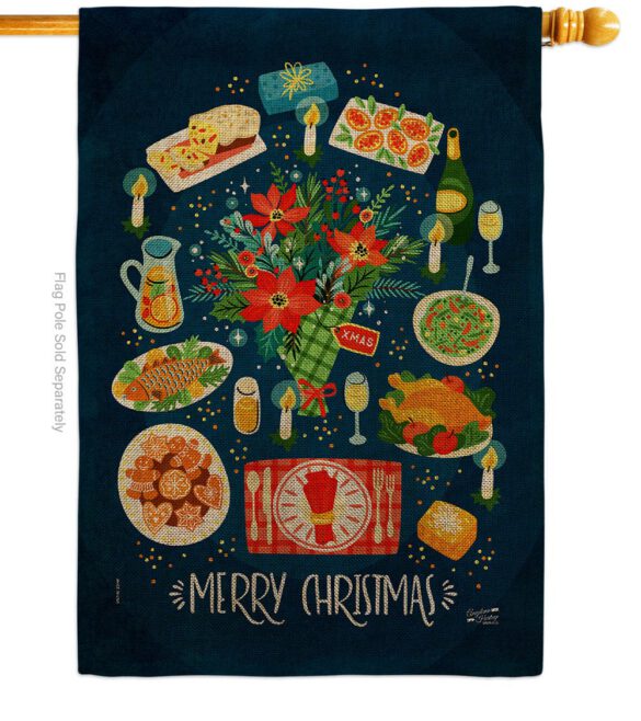 Christmas Festival - Christmas Winter Vertical Impressions Decorative Flags HG130295 Made In USA - Image 14