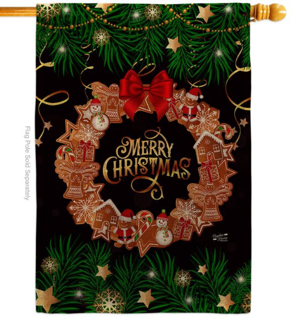 Christmas Wreath - Christmas Winter Vertical Impressions Decorative Flags HG137339 Made In USA - Image 12