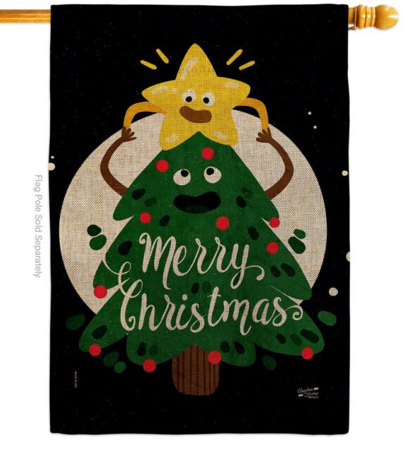 Christmas Buddy - Christmas Winter Vertical Impressions Decorative Flags HG137615 Made In USA - Image 14