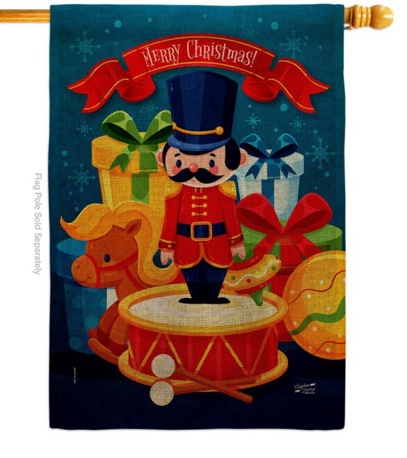Christmas Toys - Christmas Winter Vertical Impressions Decorative Flags HG137624 Made In USA - Image 14