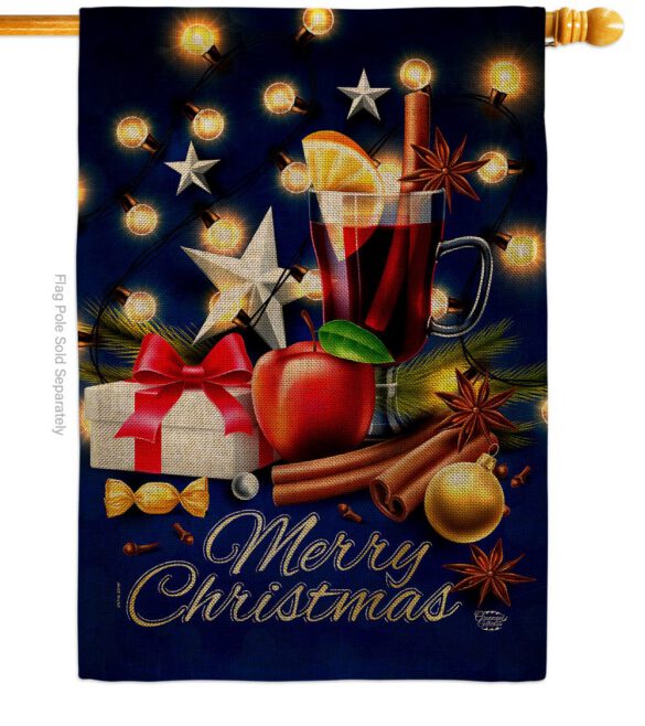 Christmas Wishes - Christmas Winter Vertical Impressions Decorative Flags HG192685 Made In USA - Image 14