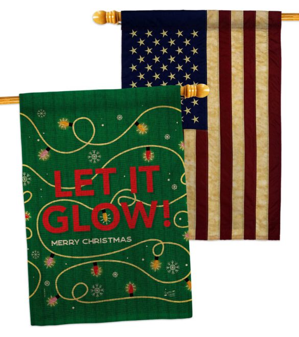 Christmas Glow - Christmas Winter Vertical Impressions Decorative Flags HG130432 Made In USA - Image 29