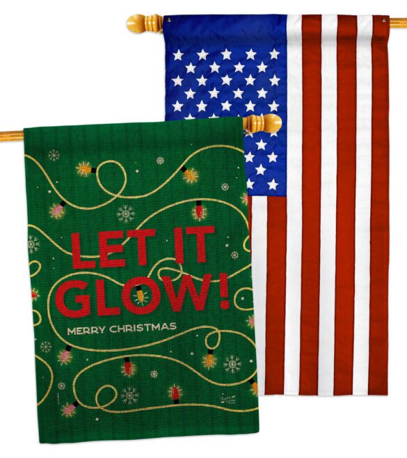 Christmas Glow - Christmas Winter Vertical Impressions Decorative Flags HG130432 Made In USA - Image 31