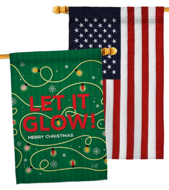 Christmas Glow - Christmas Winter Vertical Impressions Decorative Flags HG130432 Made In USA - Image 15