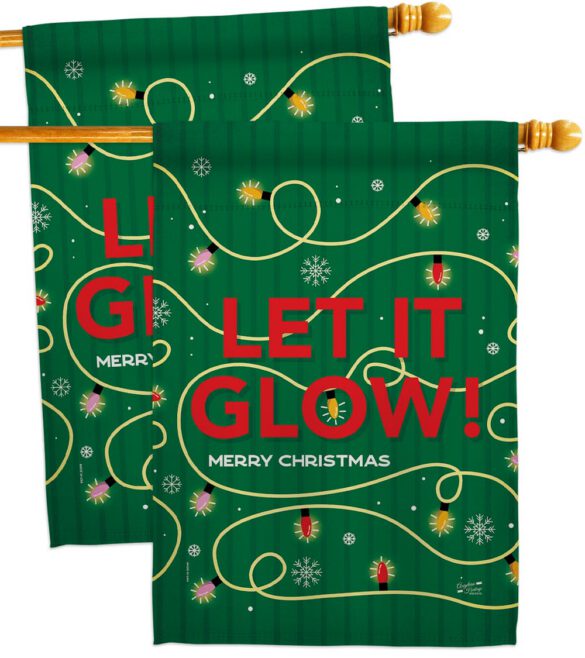 Christmas Glow - Christmas Winter Vertical Impressions Decorative Flags HG130432 Made In USA - Image 12