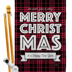 House Flag Christmas HS114224