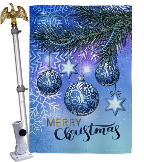 Christmas Ornament - Christmas Winter Vertical Impressions Decorative Flags HG114237 Made In USA - Image 9