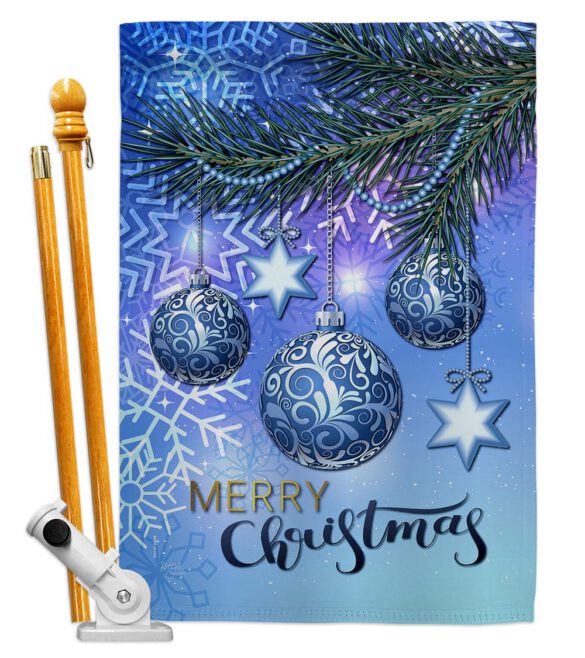 Christmas Ornament - Christmas Winter Vertical Impressions Decorative Flags HG114237 Made In USA - Image 5