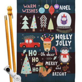House Flag Christmas HS114253