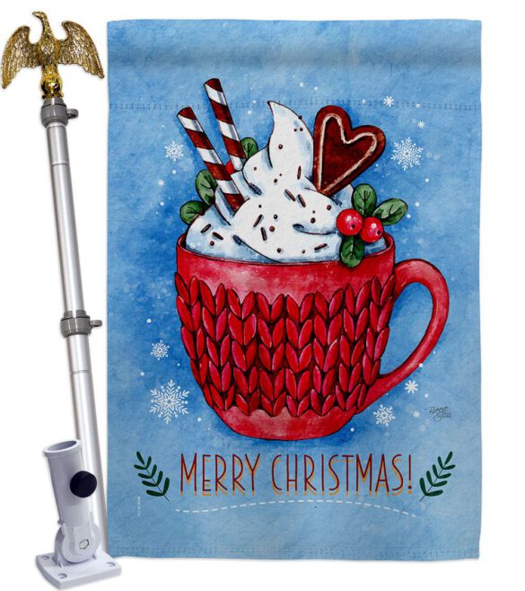 Christmas Coco - Christmas Winter Vertical Impressions Decorative Flags HG114256 Made In USA - Image 11