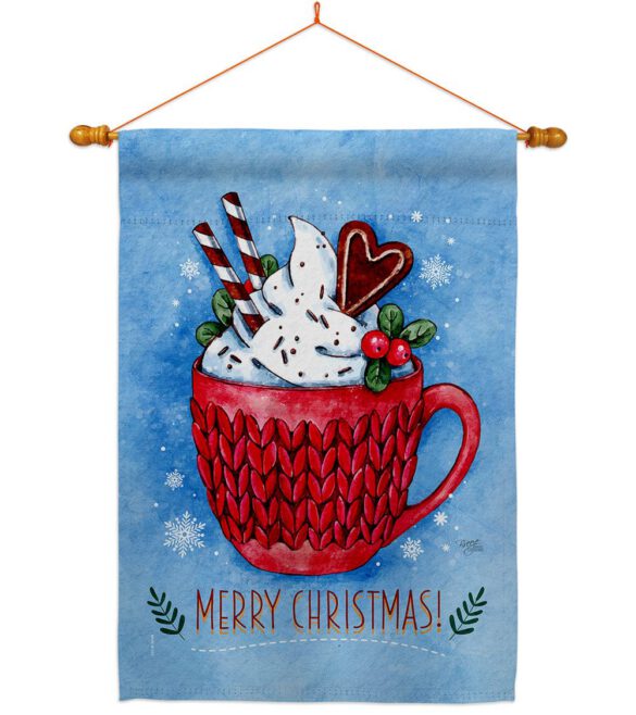 Christmas Coco - Christmas Winter Vertical Impressions Decorative Flags HG114256 Made In USA - Image 12