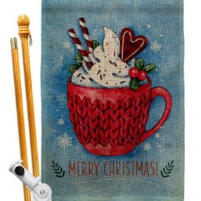 House Flag Christmas HS114256 B