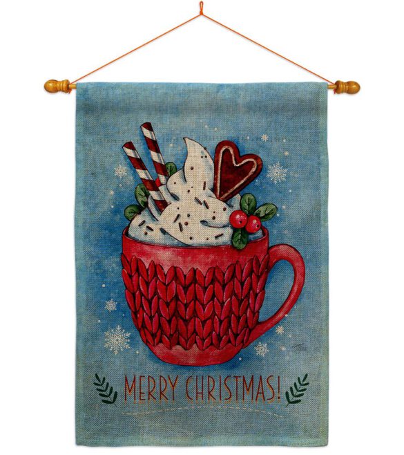 Christmas Coco - Christmas Winter Vertical Impressions Decorative Flags HG114256 Made In USA - Image 24