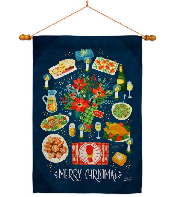 Christmas Festival - Christmas Winter Vertical Impressions Decorative Flags HG130295 Made In USA - Image 12