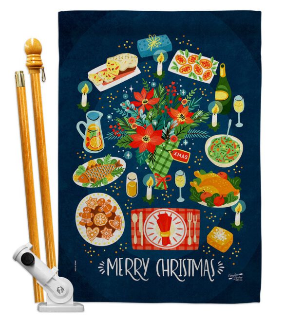 Christmas Festival - Christmas Winter Vertical Impressions Decorative Flags HG130295 Made In USA - Image 5