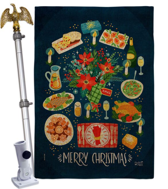 Christmas Festival - Christmas Winter Vertical Impressions Decorative Flags HG130295 Made In USA - Image 23
