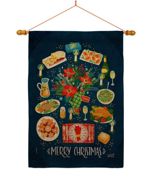 Christmas Festival - Christmas Winter Vertical Impressions Decorative Flags HG130295 Made In USA - Image 24