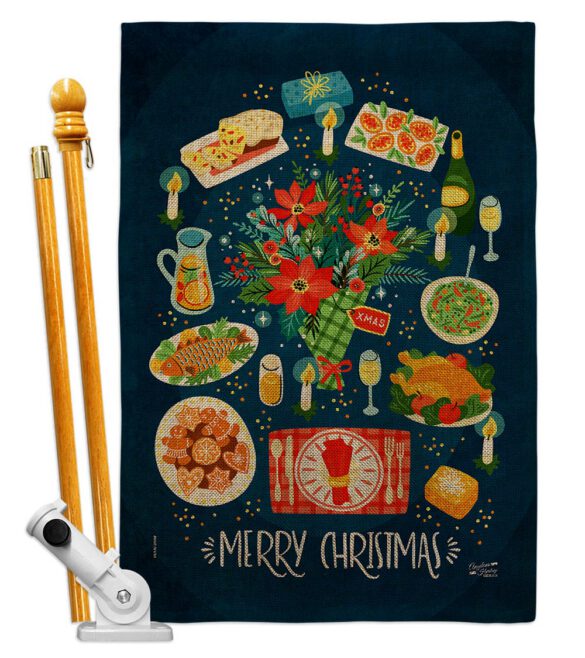 Christmas Festival - Christmas Winter Vertical Impressions Decorative Flags HG130295 Made In USA - Image 17