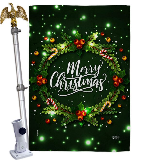 Chirstmas Dreaming - Christmas Winter Vertical Impressions Decorative Flags HG130300 Made In USA - Image 11