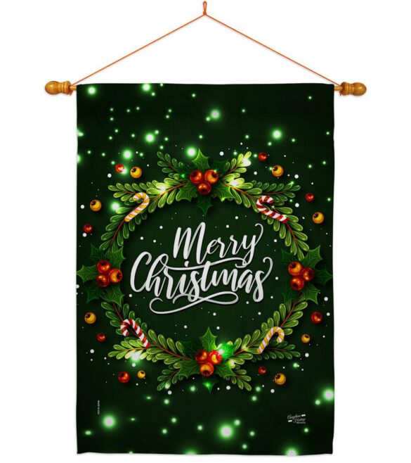 Chirstmas Dreaming - Christmas Winter Vertical Impressions Decorative Flags HG130300 Made In USA - Image 12