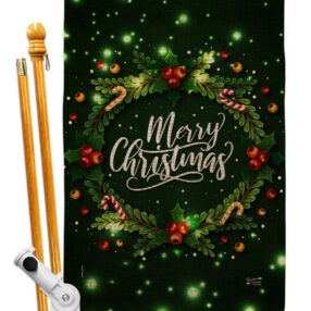 House Flag Christmas HS130300 B