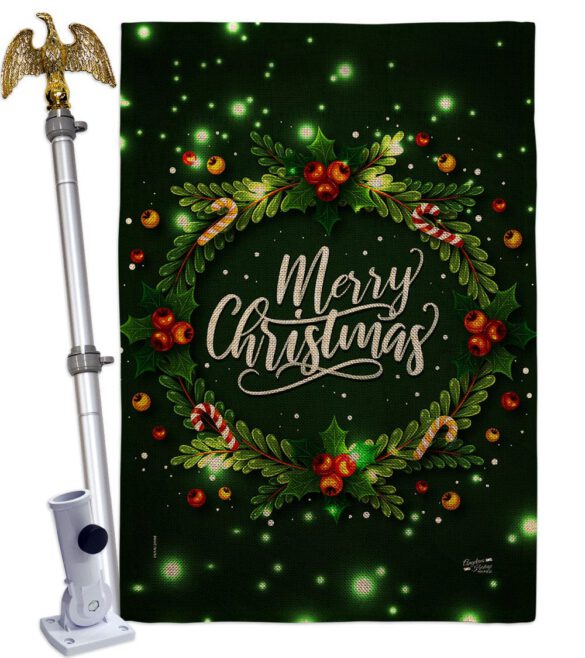 Chirstmas Dreaming - Christmas Winter Vertical Impressions Decorative Flags HG130300 Made In USA - Image 23