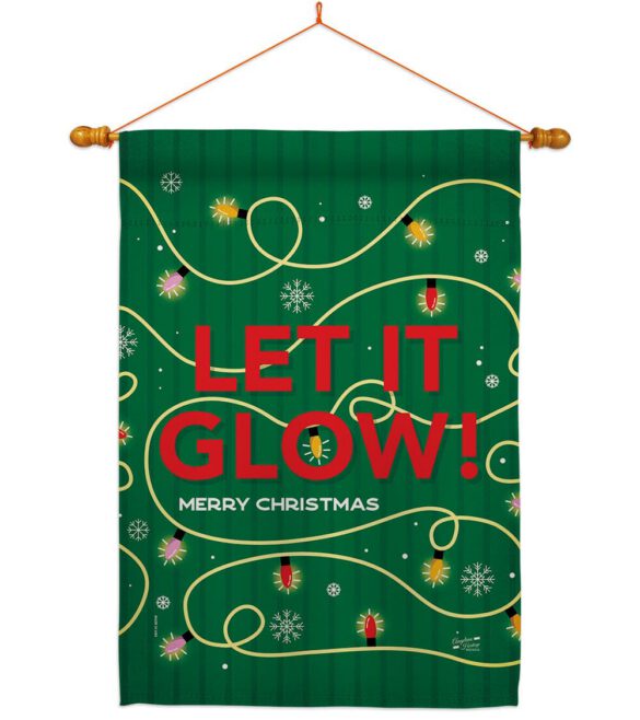 Christmas Glow - Christmas Winter Vertical Impressions Decorative Flags HG130432 Made In USA - Image 21