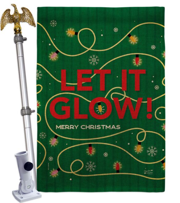 Christmas Glow - Christmas Winter Vertical Impressions Decorative Flags HG130432 Made In USA - Image 41